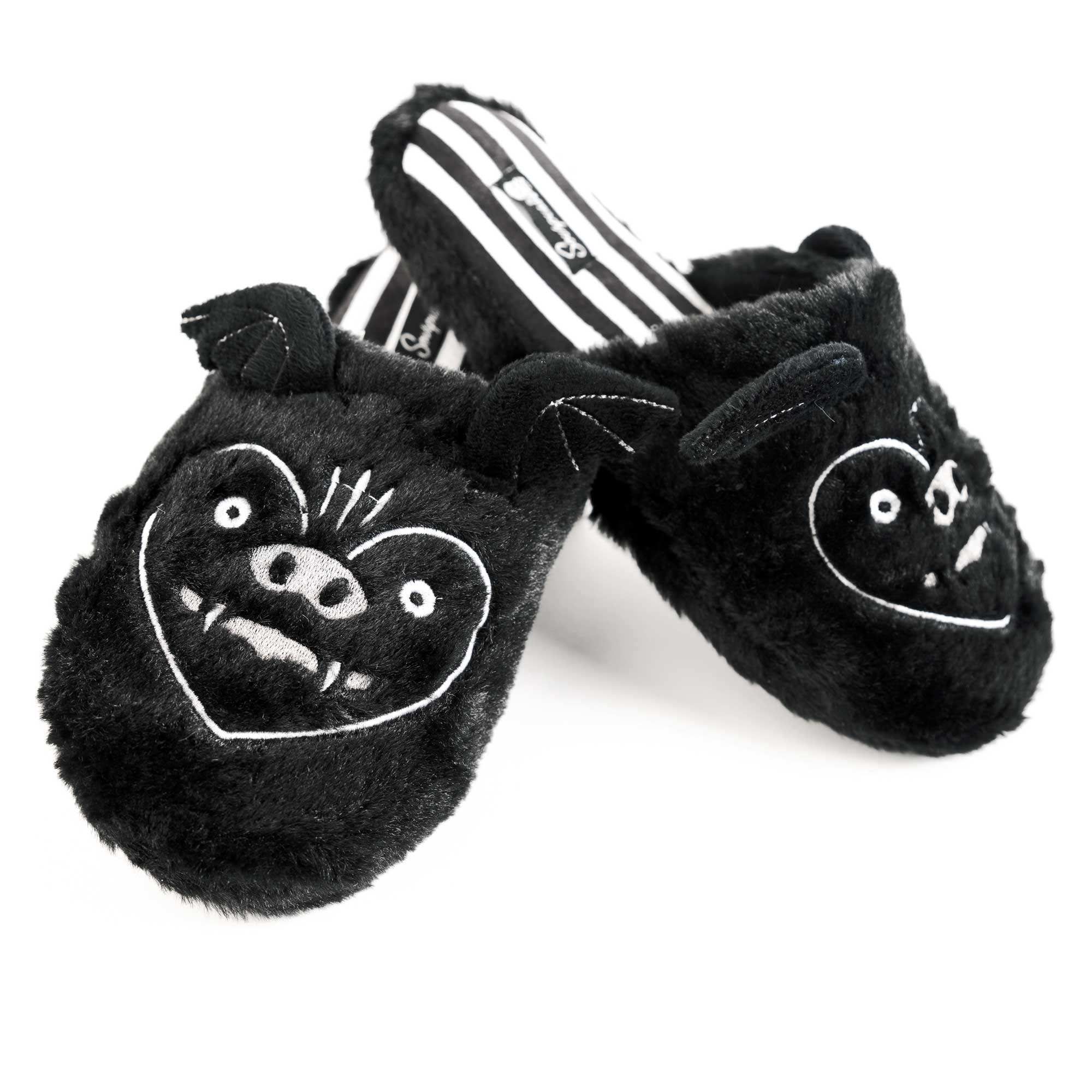 SOURPUSS FURRY BAT SLIPPERS
