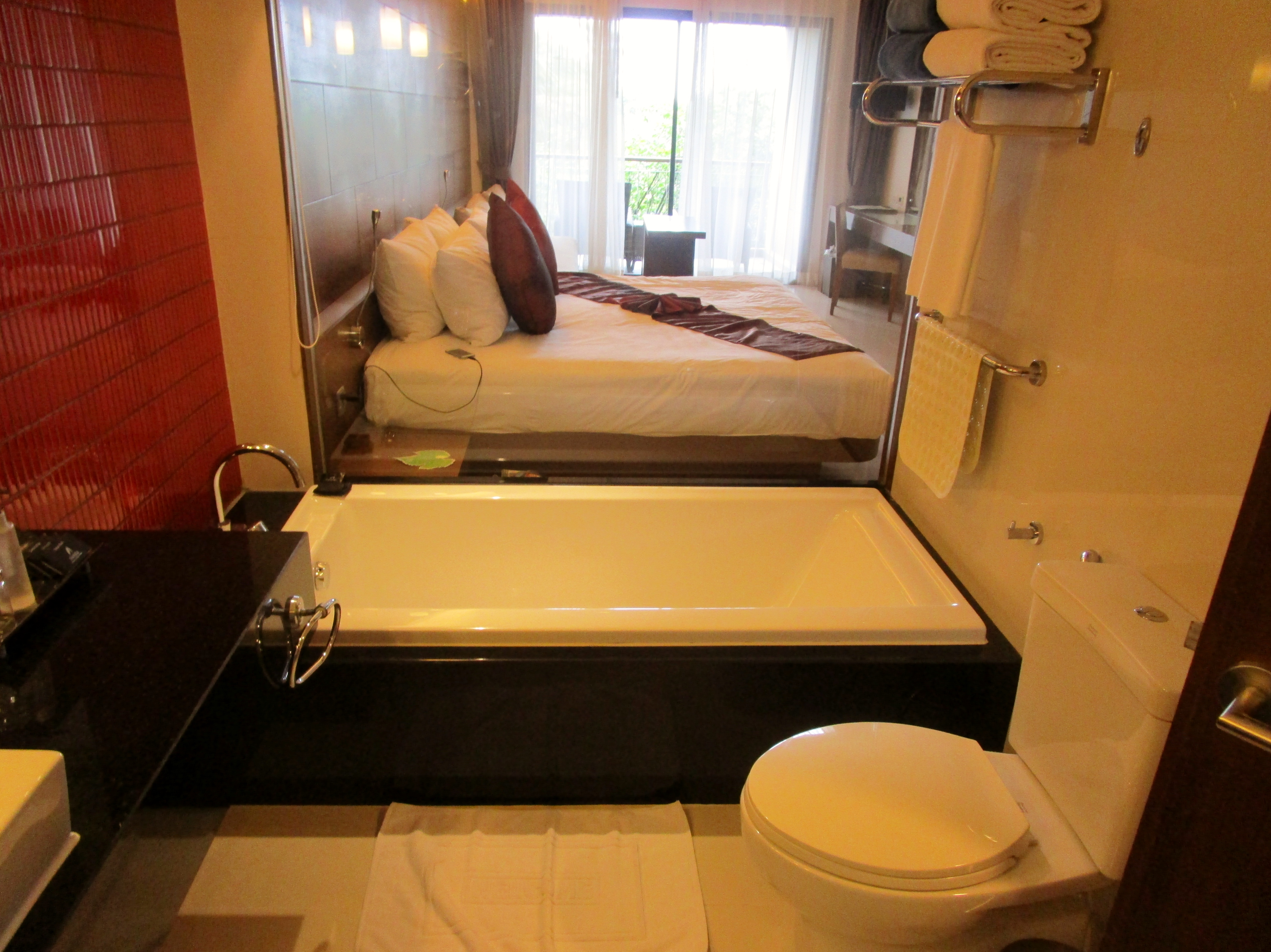 I CAN WATCH TV IN THE BATH