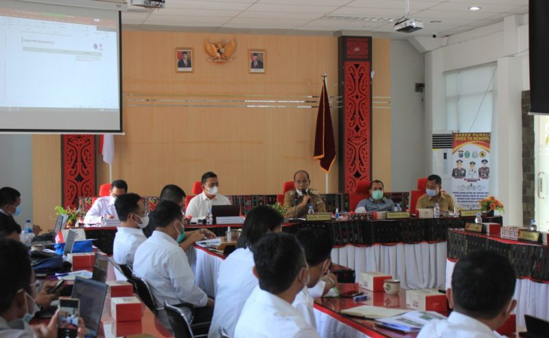RAPAT KOORDINASI PERCEPATAN PENYELESAIAN ISU STRATEGIS DPSP DANAU TOBA |  Kabupaten Samosir