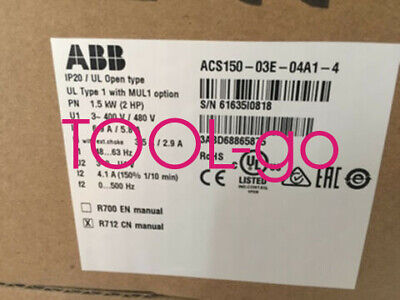 Fit For NEW ABB Inverter ACS150-03E-04A1-4 ACS15003E04A14. - Görsel 1