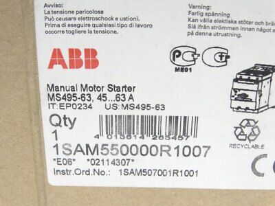 ASEA BROWN BOVERI MS495-63 MOTOR STARTER - Görsel 3
