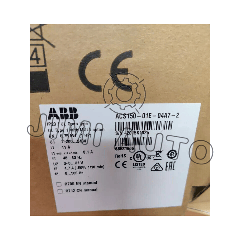 ACS150-01E-04A7-2 ABB Inverter 0.75 KW 220V Brand New in Box!Spot Goods Zy