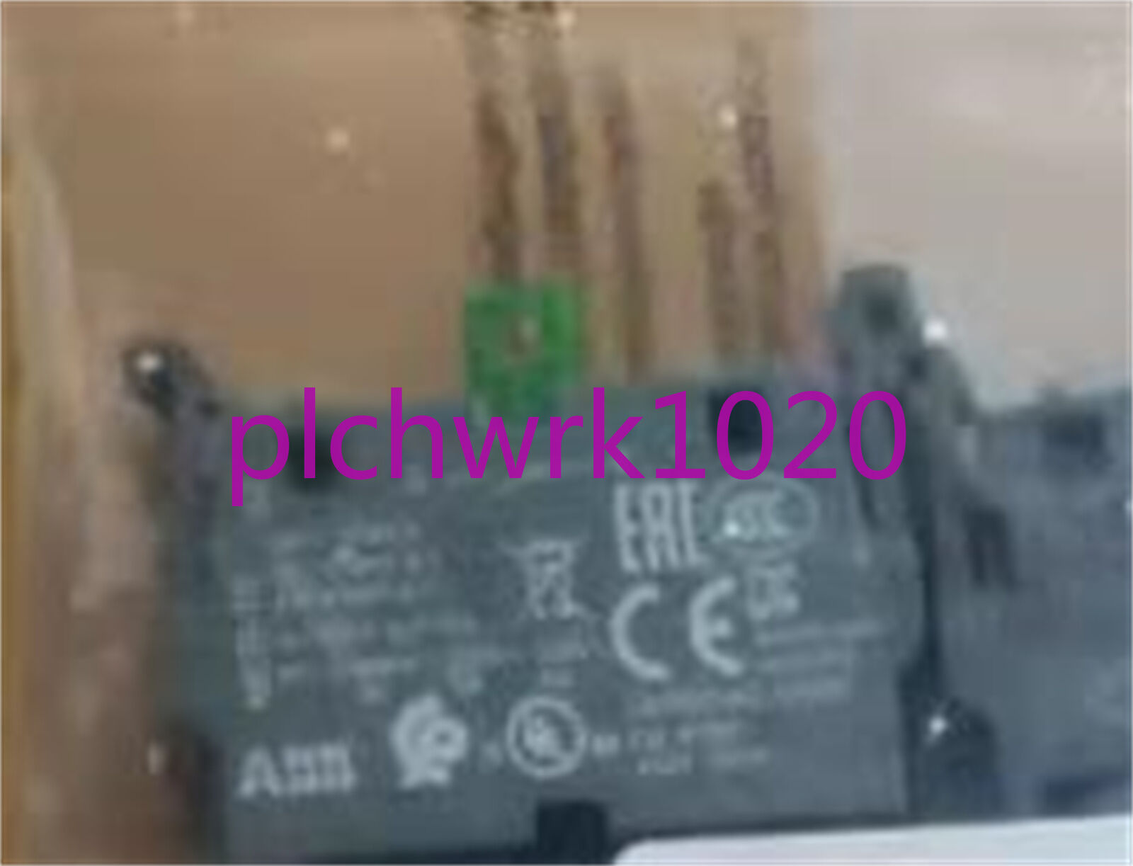 1PCS NEW ABB button indicating device normally open contact MCB-10 - Görsel 3