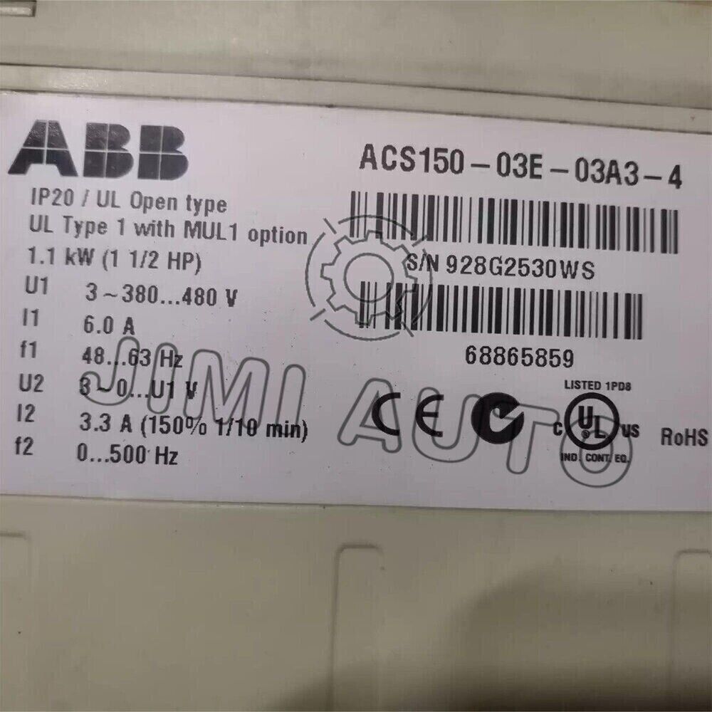 ACS150-03E-03A3-4 ABB Frequency Converter 1,1 KW Spot Goods  Fast Shipping - Görsel 2