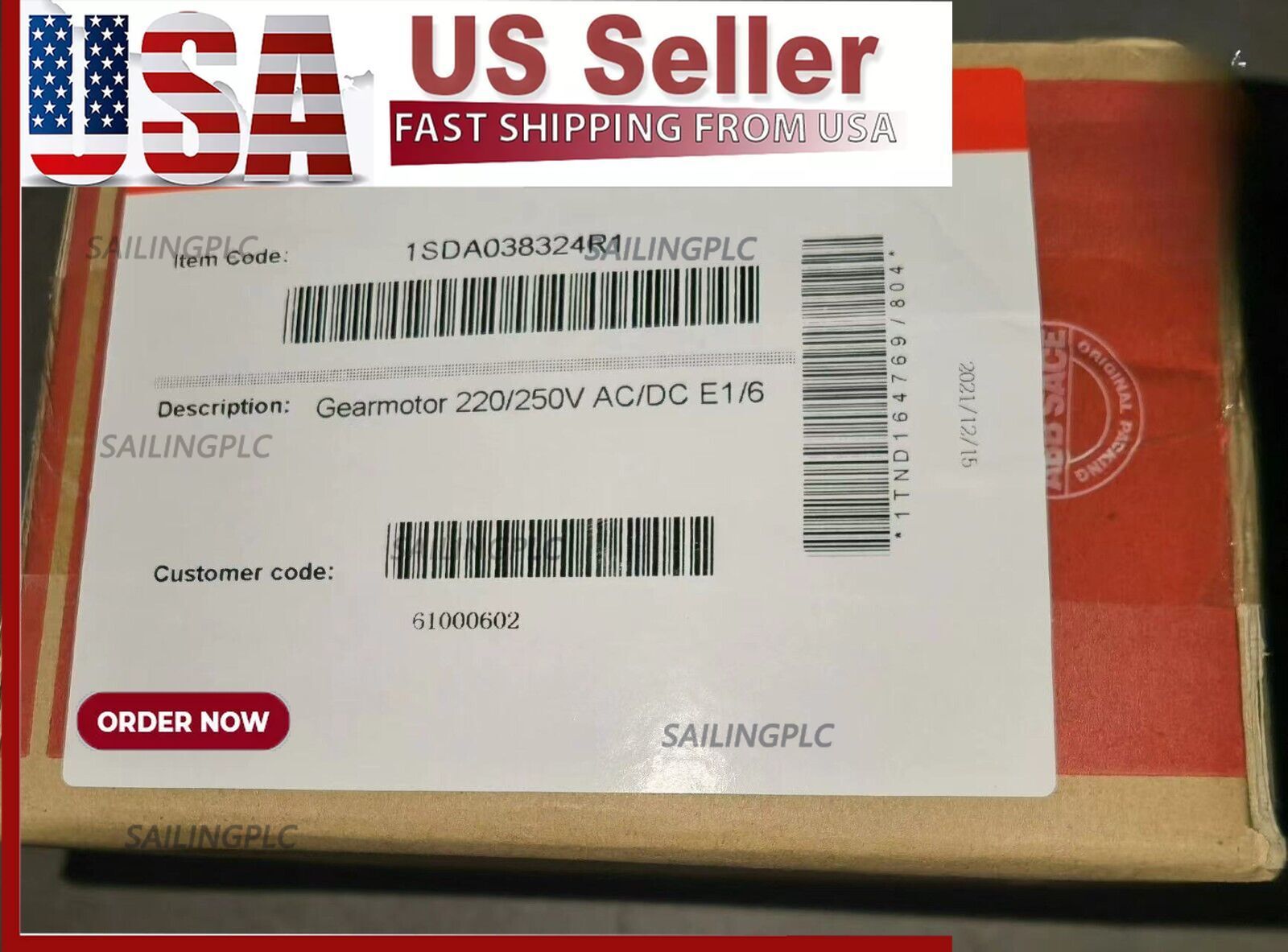 1SDA038324R1 ABB Spring Energy Storage Motor SACE New - Görsel 1