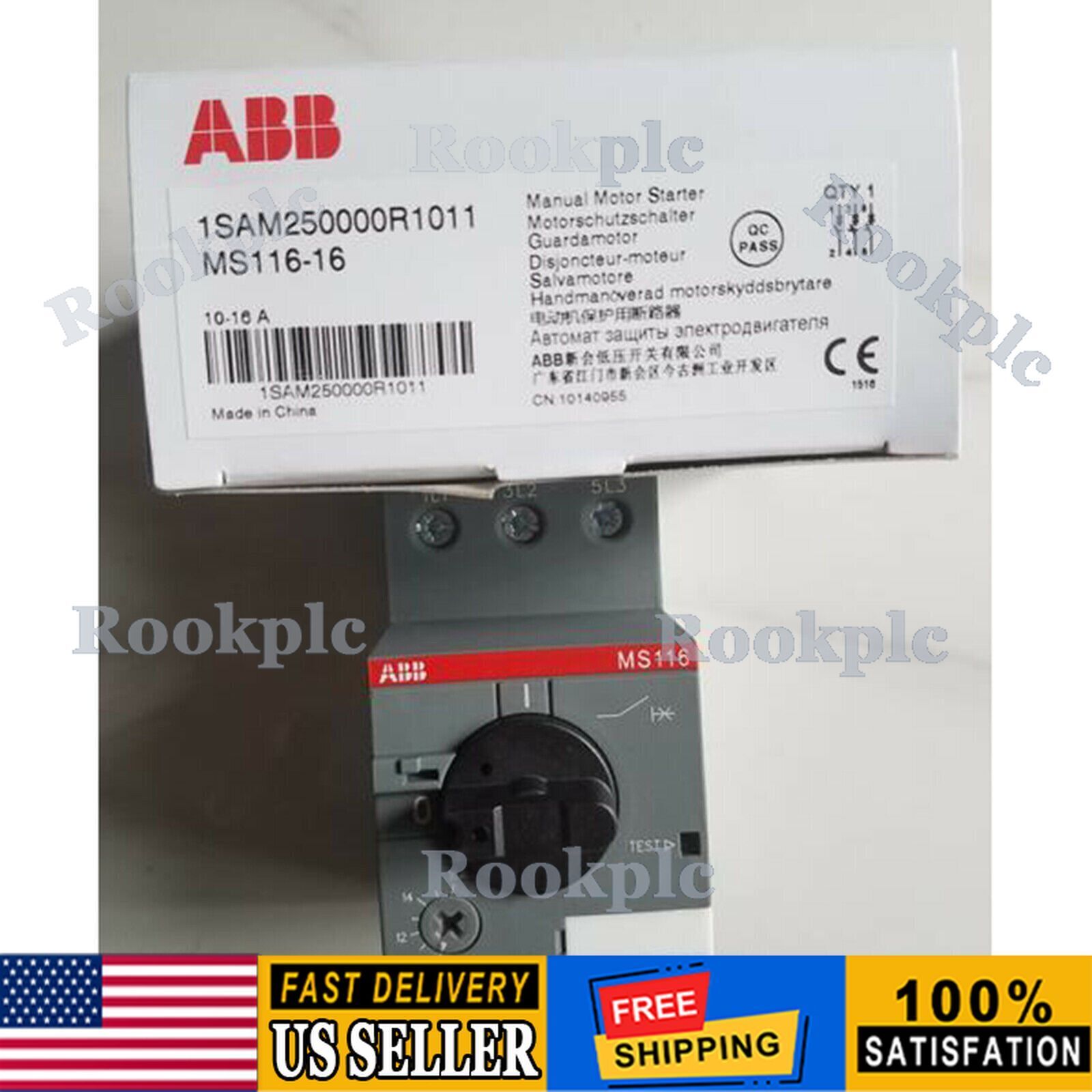 1PC Brand New ABB MS116-16 10-16A Manual Engine Starter SPOT STOCK