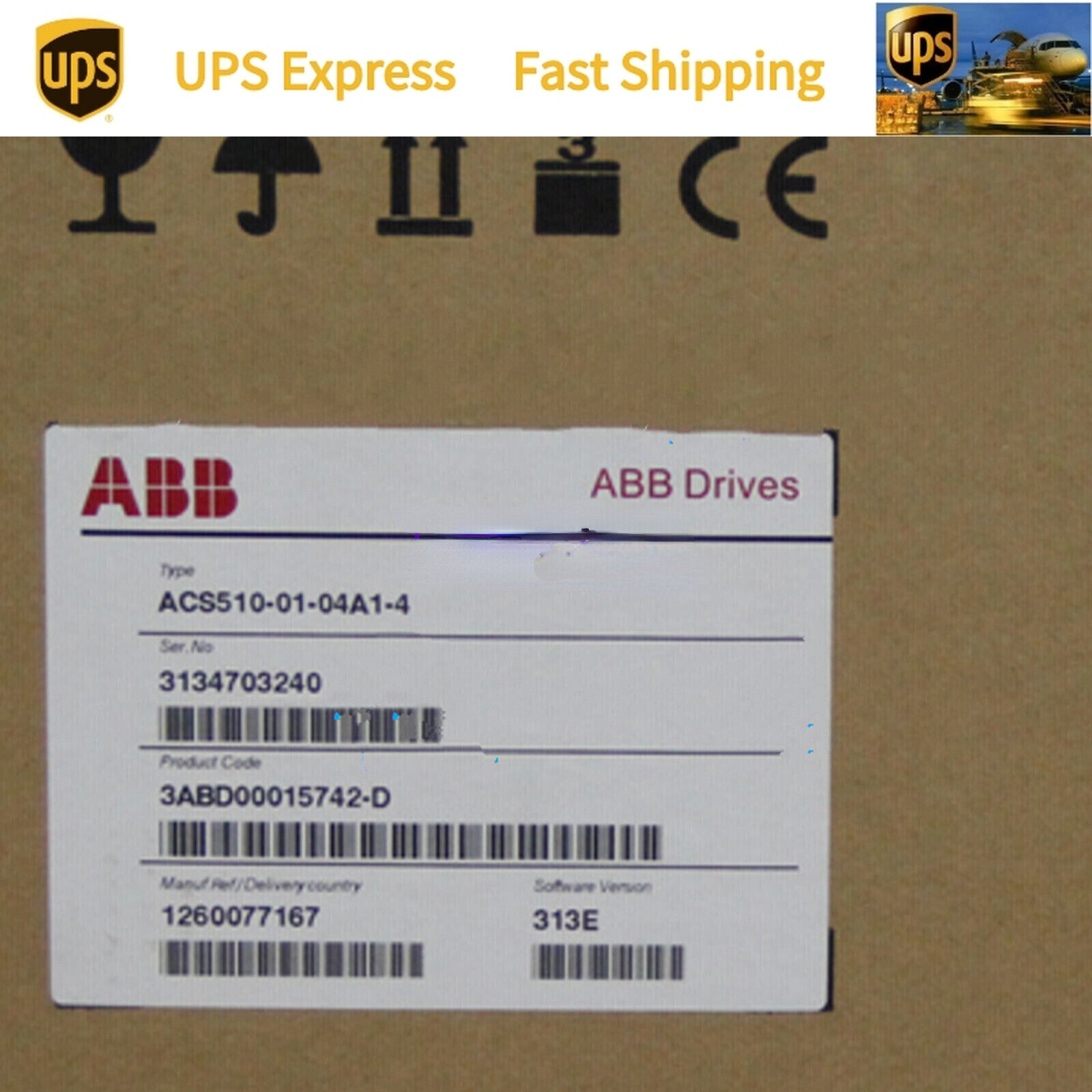 ACS510-01-04A1-4 ABB Inverter 1.5KW 380V Brand New Spot Goods！Expedited Shipping - Görsel 1