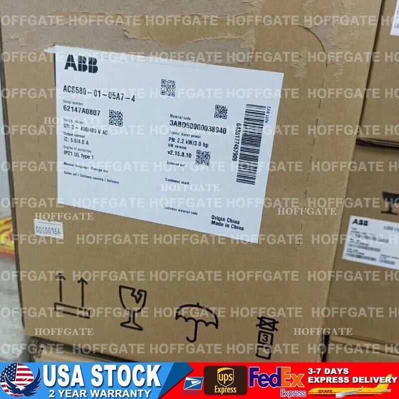 New ACS580-01-05A7-4 ABB Frequency Converter ACS580-01-05A7-4 Fast Shipping 1pcs - Görsel 1