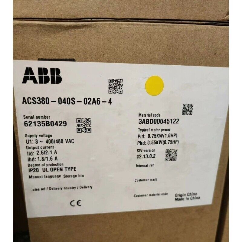 Brand New 1PC ABB ACS380-040S-02A6-4 Inverter ACS380040S02A64 Expedited Shipping - Görsel 2
