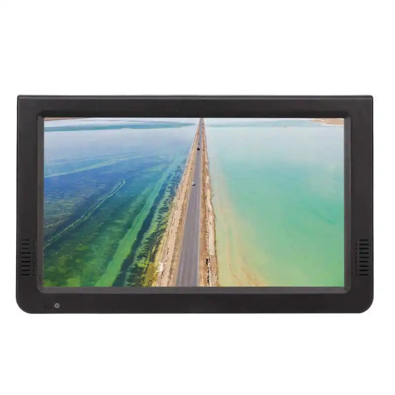 110-240V 10 Inch Digital TV Portable Support 1080P Video Small LED Television for Outdoor Activities EU Plug - Görsel 3