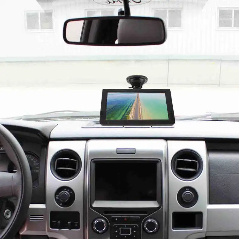 110-240V 10 Inch Digital TV Portable Support 1080P Video Small LED Television for Outdoor Activities EU Plug - Görsel 6