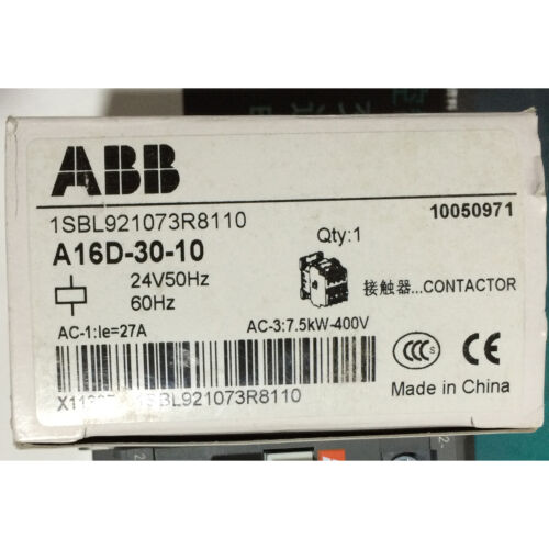 One new Abb contactors A16D-30-10 A16D-30-10 Free shipping - Görsel 1