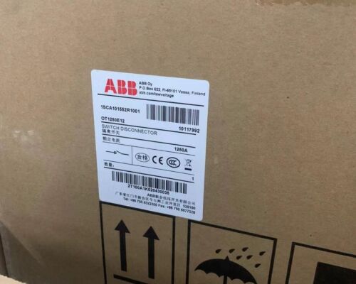 ABB OT1250E12 1250A 3P Isolation Switch Brand new fast shipping
