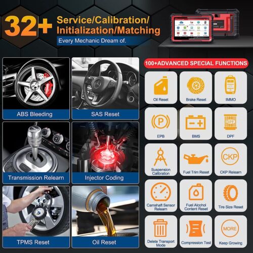 LAUNCH X431 PRO ELITE Bidirectional OBD2 Scanner Car Diagnostic Tool Code Reader - Görsel 5