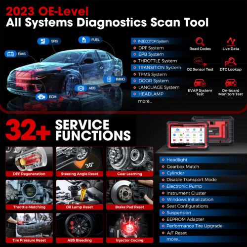 LAUNCH X431 PRO ELITE Bidirectional OBD2 Scanner Car Diagnostic Tool Code Reader - Görsel 17