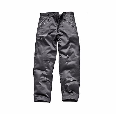 DK Men's Cargo Combat Work Trousers Zipper Black Grey Navy knee pad pockets - Görsel 4