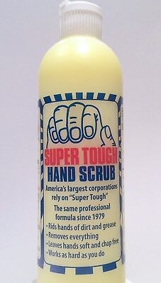Super Tough Hand Scrub (Liquid 16oz) Detergent Based Soap - Görsel 1