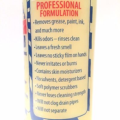 Super Tough Hand Scrub (Liquid 16oz) Detergent Based Soap - Görsel 2