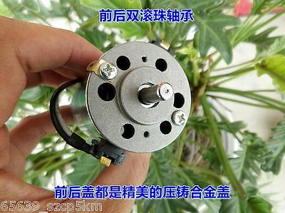 DC120V 3800rpm High-power DC motors Wind Turbines Generator / Ball Bearings - Görsel 5