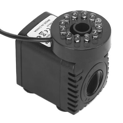 Submersible Fountain Pump With LED Light Water Pump Light For Water Feature SLS - Görsel 9