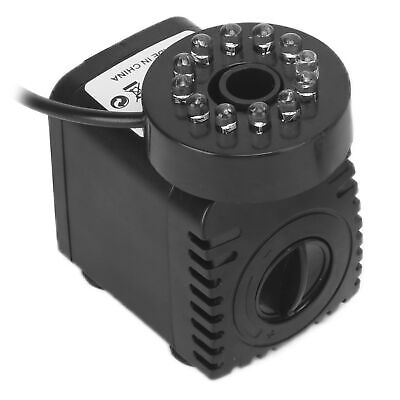 Submersible Fountain Pump With LED Light Water Pump Light For Water Feature SLS - Görsel 10
