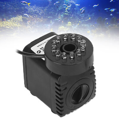Submersible Fountain Pump With LED Light Water Pump Light For Water Feature SLS - Görsel 11
