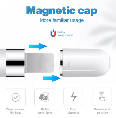 New Genuine Apple Pencil Cap Replacement Magnetic For Apple Pencil 1st & 2nd - Görsel 7
