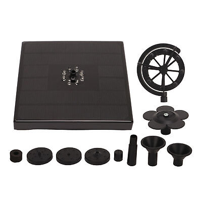 Solar Fountain Pump With LED Color Light 8 Nozzles Windmill High Capacity - Görsel 12