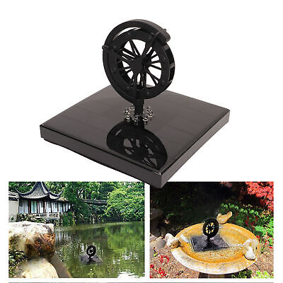Solar Fountain Pump With LED Color Light 8 Nozzles Windmill High Capacity - Görsel 6