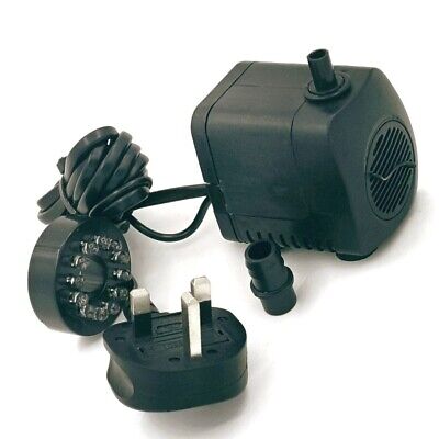 Submersible Pump with Colorful LED Light 15W 800L/H for Aquarium Fountain - Görsel 8