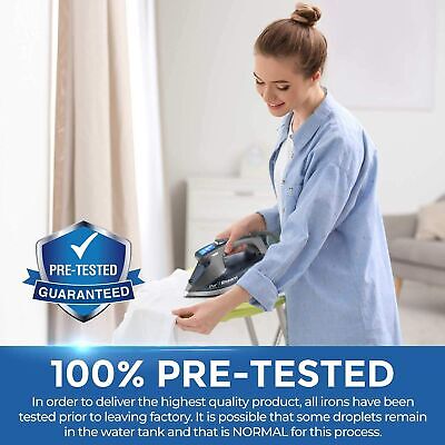 PurSteam Professional Grade 1800-Watt Steam Iron with Digital LCD Screen - Görsel 5