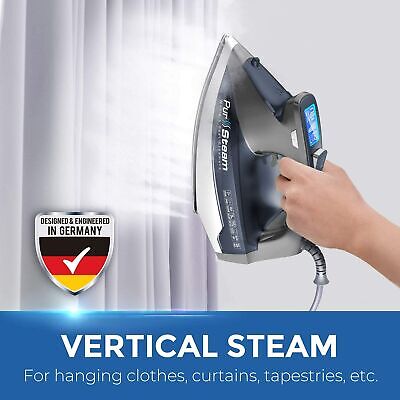 PurSteam Professional Grade 1800-Watt Steam Iron with Digital LCD Screen - Görsel 7