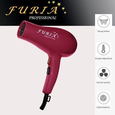 SECADOR DE PELO PROFESIONAL FURIA / PHON PRO SECADOR DE PELO 2000W MADE IN ITATY - Görsel 3