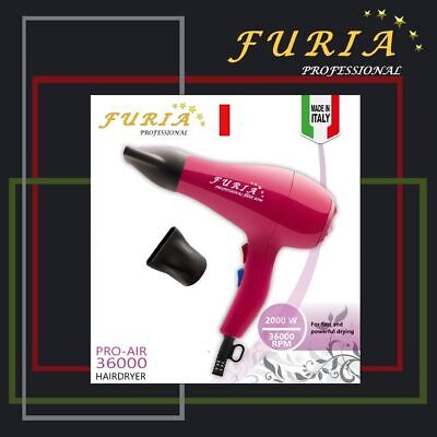 SECADOR DE PELO PROFESIONAL FURIA / PHON PRO SECADOR DE PELO 2000W MADE IN ITATY - Görsel 4