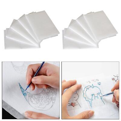 10 Sheets Water Soluble Embroidery Stabilizer Tracing Paper for Home - Görsel 1