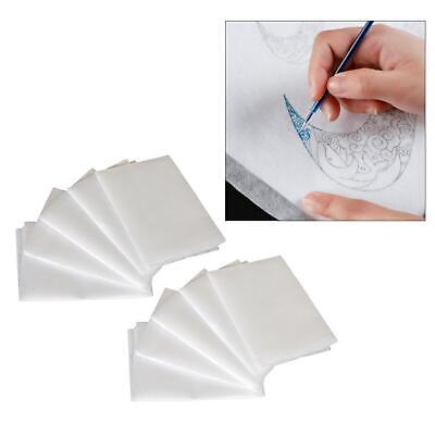 10 Sheets Water Soluble Embroidery Stabilizer Tracing Paper for Home - Görsel 2