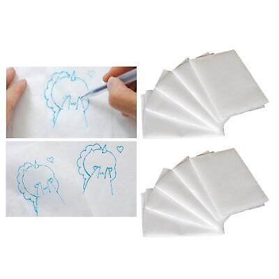10 Sheets Water Soluble Embroidery Stabilizer Tracing Paper for Home - Görsel 3