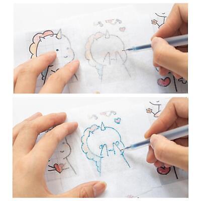 10 Sheets Water Soluble Embroidery Stabilizer Tracing Paper for Home - Görsel 11