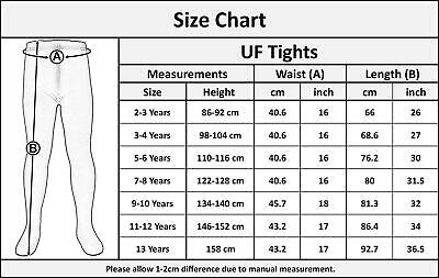 Kids Girls Cotton Rich Uniform School Tights Pack Of 3 Warm Thick Schoolwear - Görsel 2