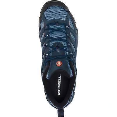 Merrell Mens Moab 3 GORE-TEX Walking Shoes Outdoor Hiking Boot - Blue - Görsel 4