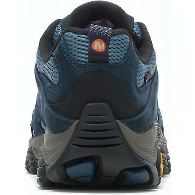 Merrell Mens Moab 3 GORE-TEX Walking Shoes Outdoor Hiking Boot - Blue - Görsel 5