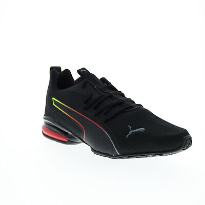 Puma Axelion NXT Fade 37675601 Mens Black Canvas Athletic Running Shoes - Görsel 2