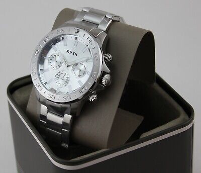 NEW AUTHENTIC FOSSIL BANNON MULTIFUNCTION CHRONOGRAPH SILVER BQ2490 MEN'S WATCH - Görsel 3
