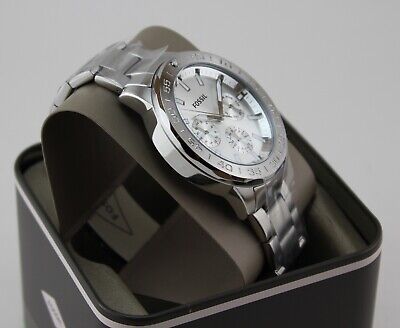 NEW AUTHENTIC FOSSIL BANNON MULTIFUNCTION CHRONOGRAPH SILVER BQ2490 MEN'S WATCH - Görsel 6