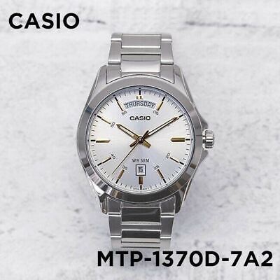 Casio MTP-1370D-7A2 Analog Stainless Steel Day Date Men's Casual Dress Watch - Görsel 8