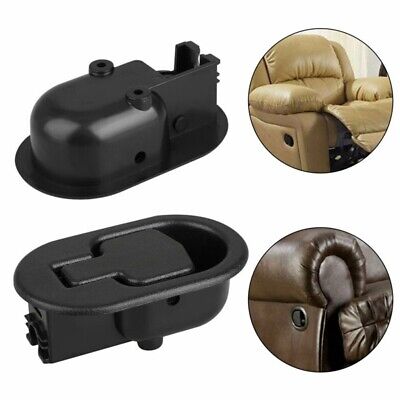 Metall Sofa Couch Release Liegestuhl Pull Griff Ersatz Hebel Teil Schwarz - Görsel 5