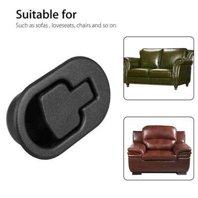 Metall Sofa Couch Release Liegestuhl Pull Griff Ersatz Hebel Teil Schwarz - Görsel 6