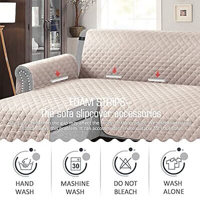 TAOCOCO Couch Slipcover L Shape Sofa Cover Sectional Couch Chaise Lounge Cove... - Görsel 6