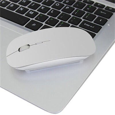 Wireless 2.4GHz Optical Slim White Mouse With Mini USB Receiver For Laptop PC - Görsel 4