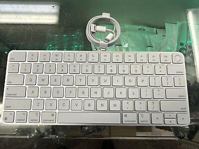 Genuine Apple Magic Keyboard with Touch ID for m1/m2 Macs White / Silver  A2449 - Görsel 1